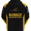 DR23U-002 DEWALT RACING UNISEX TEAM HOODIE Back