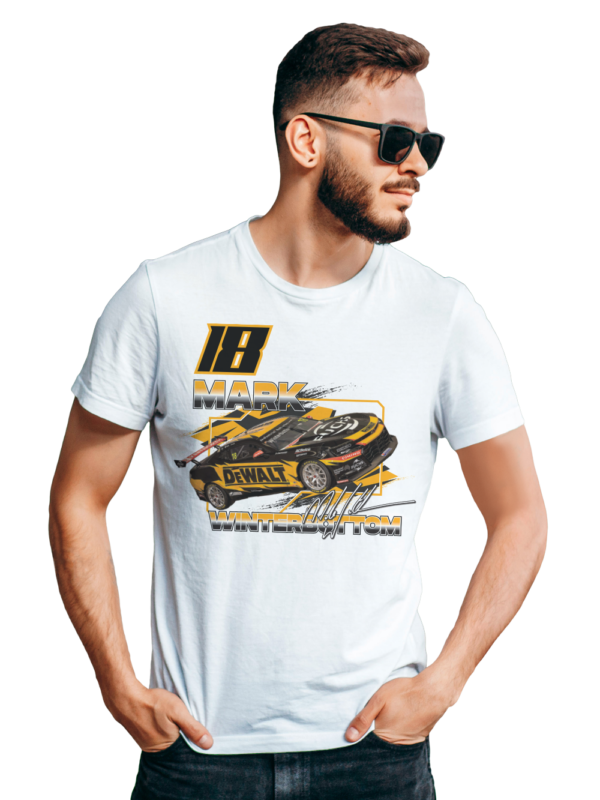 DEWALT RACING MARK WINTERBOTTOM GRAPHIC DRIVER TEE - WHITE